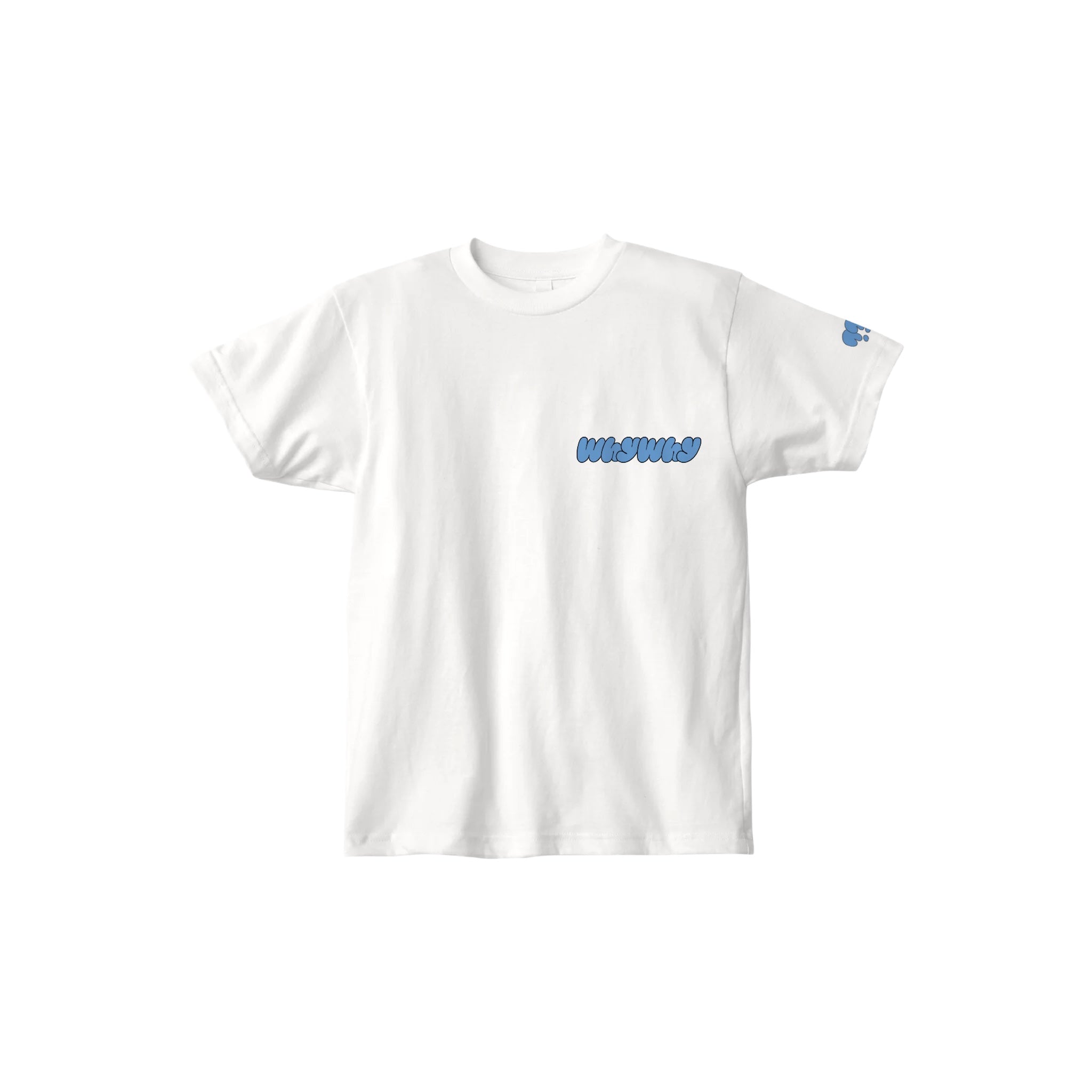 Why Why 品牌 Logo Tee（藍）