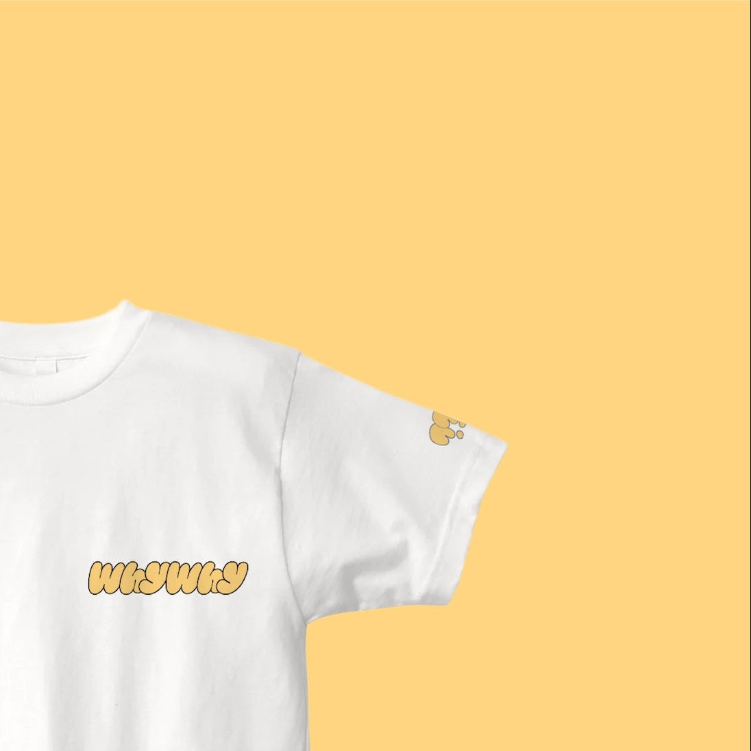 Why Why 品牌 Logo Tee（黃）