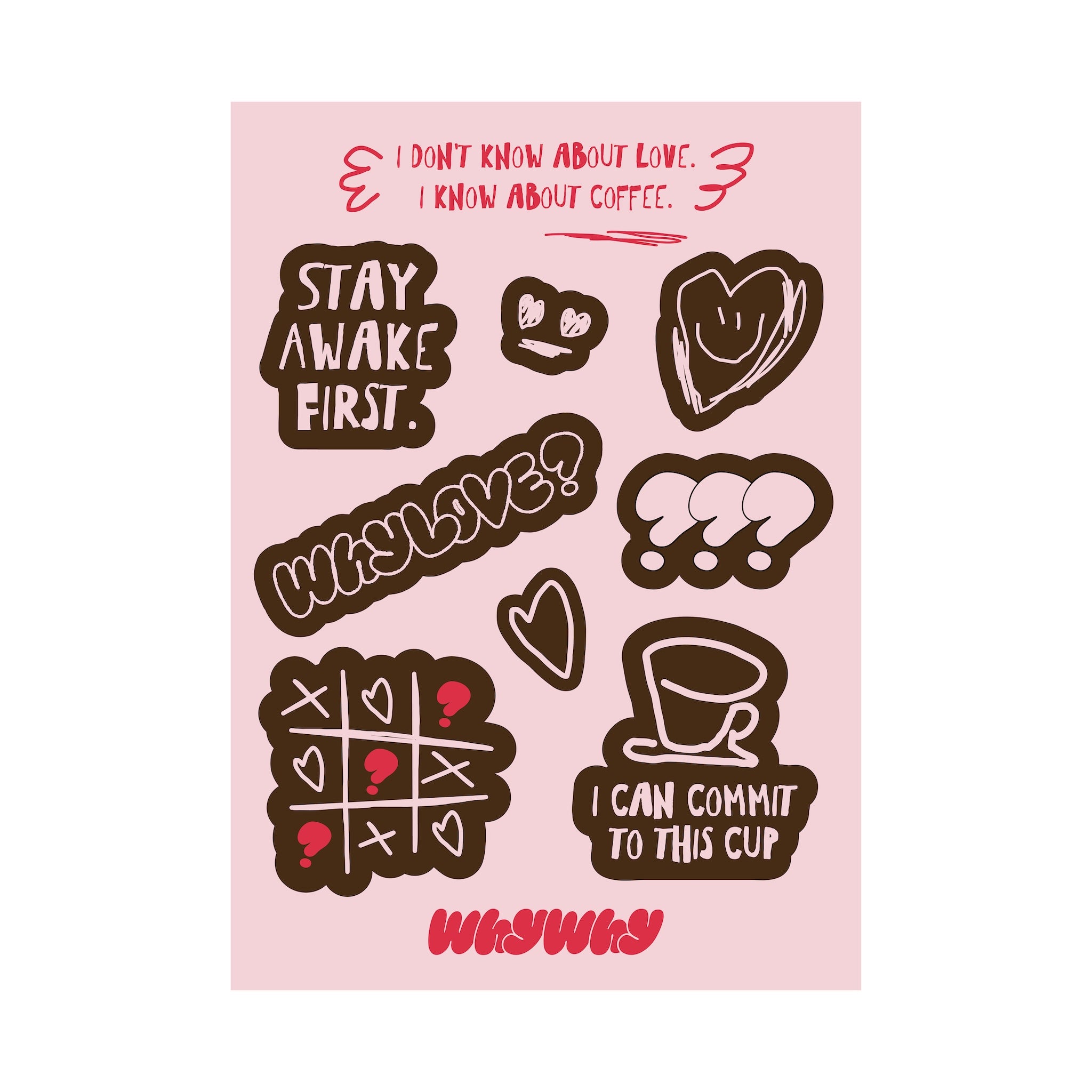 Why Love? 快閃限定貼紙組